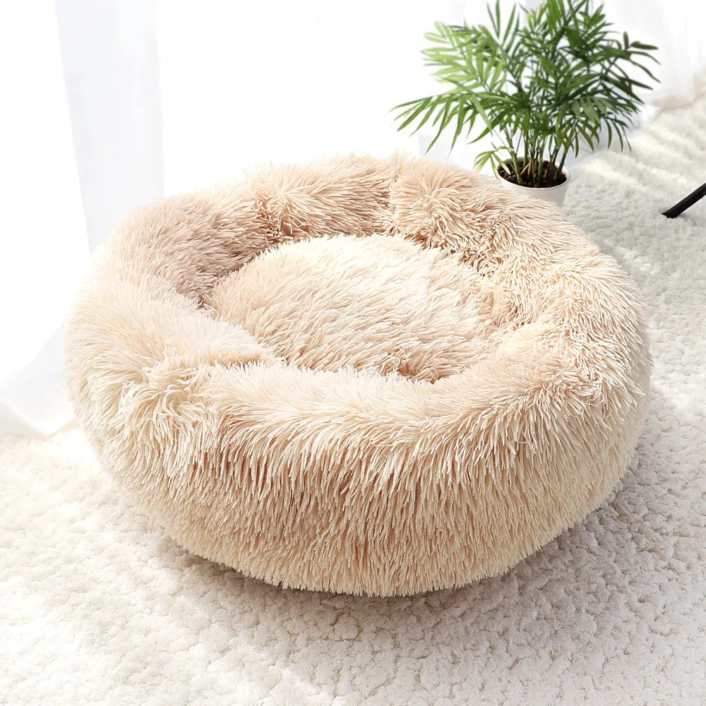 Round  Plush Winter Bed