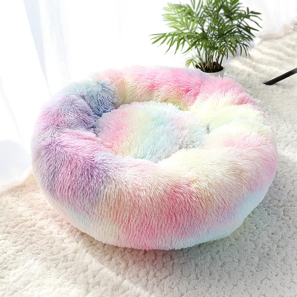 Round  Plush Winter Bed