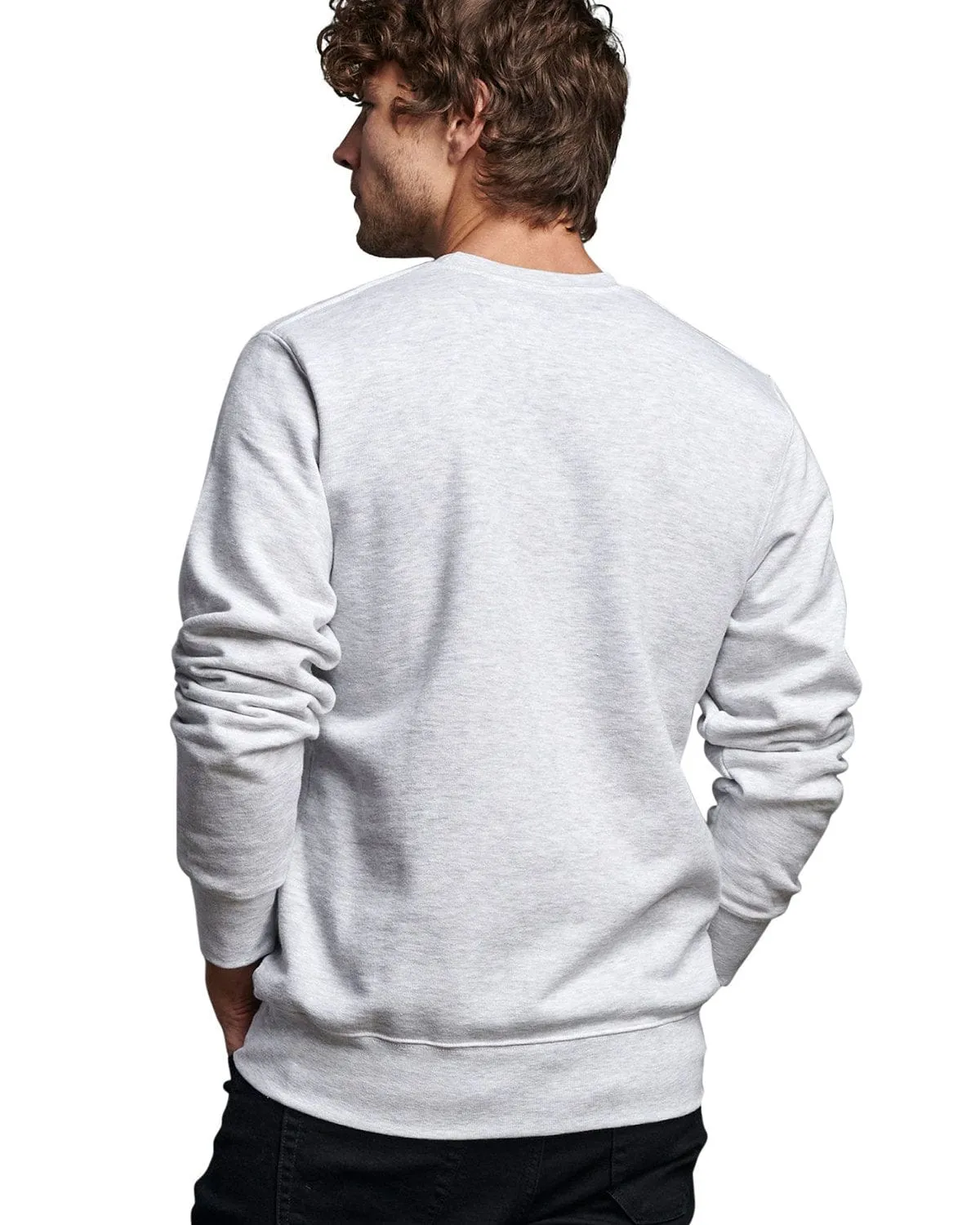 Russell Athletic Unisex Cotton Classic Crewneck Sweatshirt | Athletic Heather