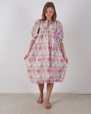 saffron dress - pink lily