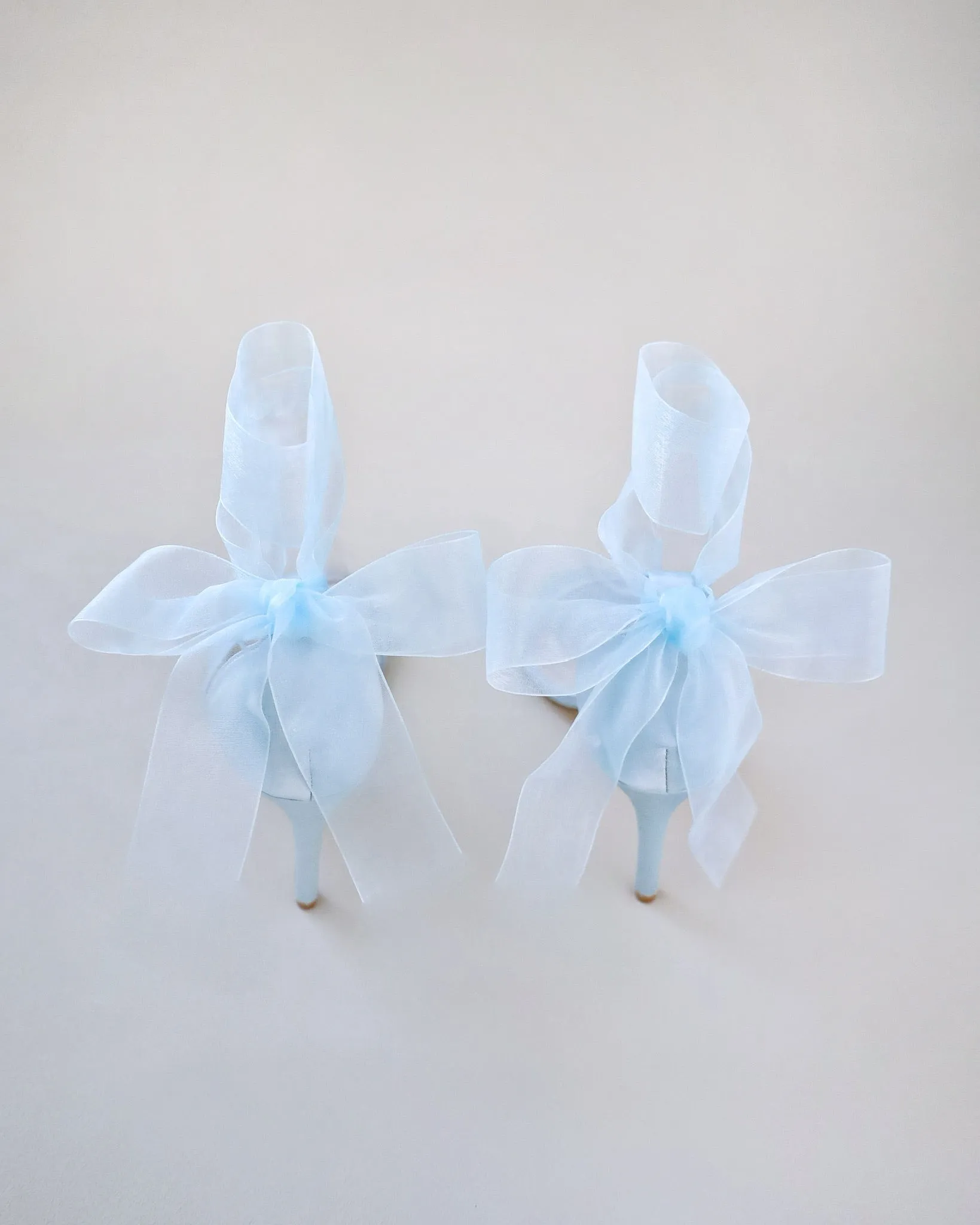 Satin High Heel Wedding Sandals with Wrapped Ankle Tie