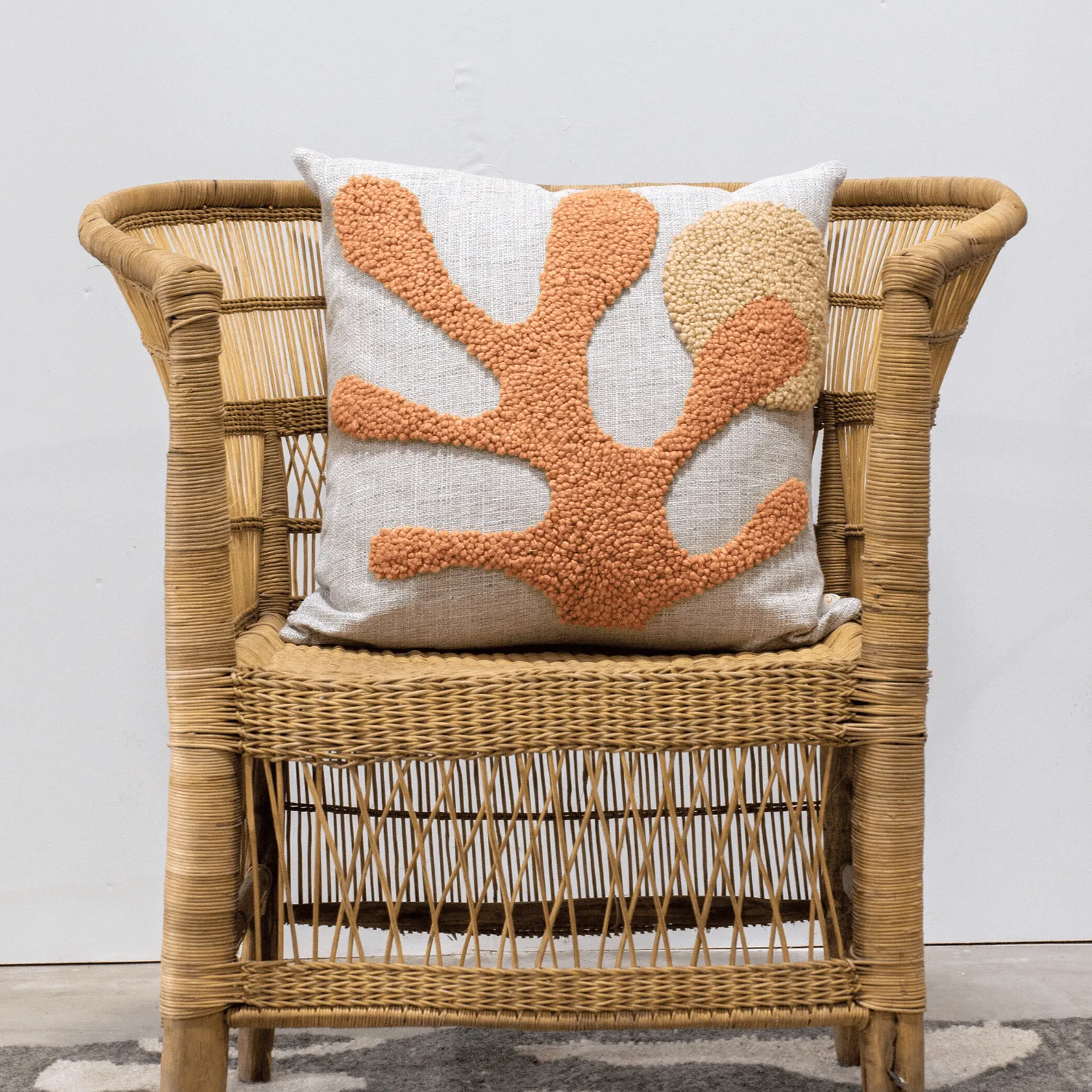 Sea Coral Throw Pillow
