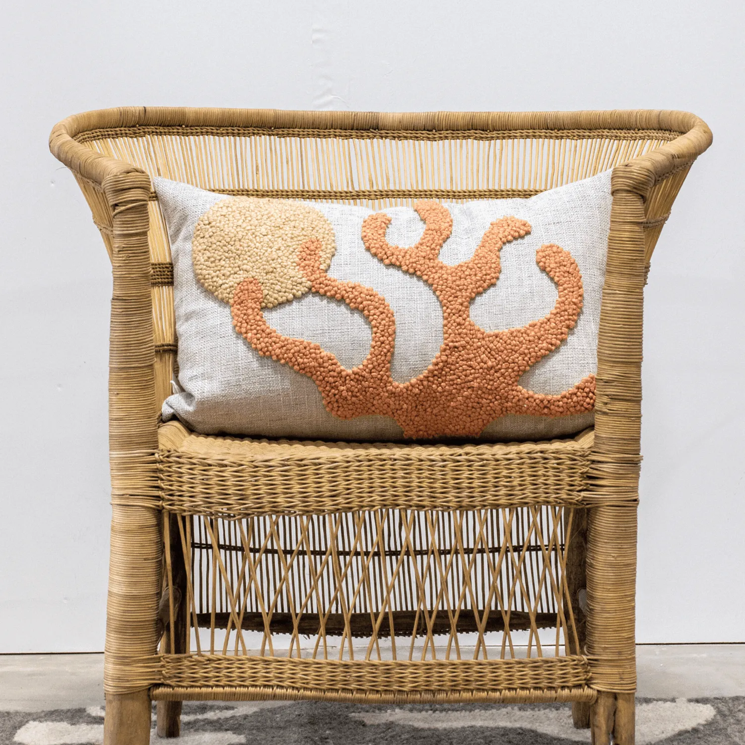 Sea Coral Throw Pillow