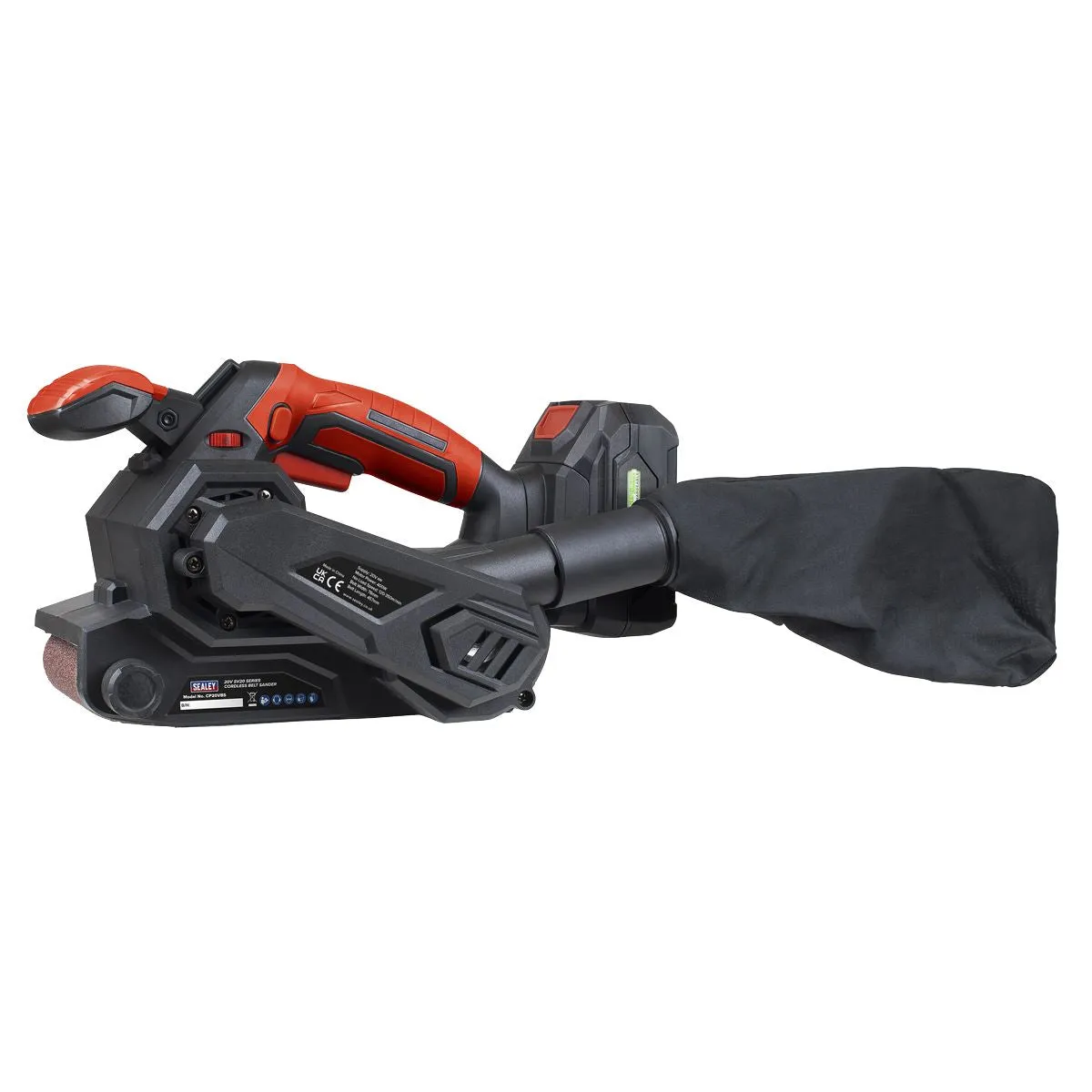 Sealey Cordless Belt Sander 20V SV20 Series 76mm - Body Only