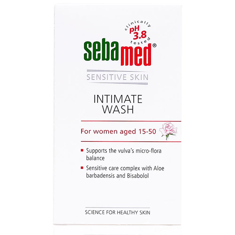 SEBAMED SENSITIVE SKIN INTIMATE WASH FOR WOMEN AGED 15-50 200ML