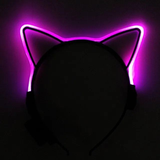Silhouette Cat Ears LED Headband