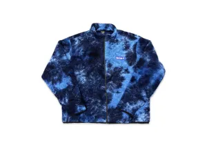 Sinclair "Cozy" Full Zip Jacket Blue Tie Dye