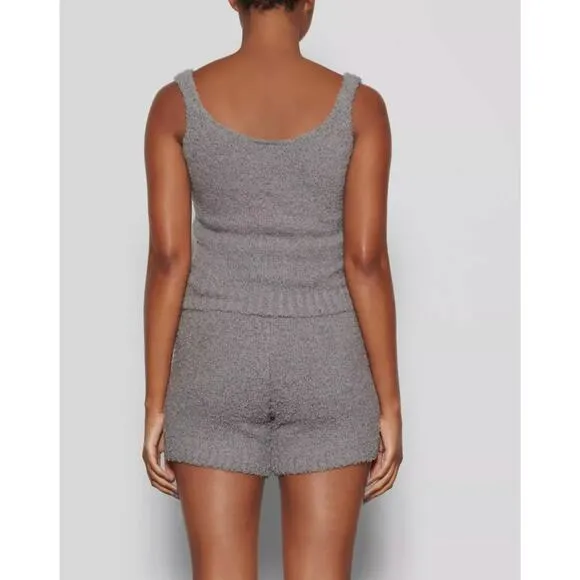 (S/M) NWT $52 SKIMS Cozy Knit Tank in Juniper Grey RARE