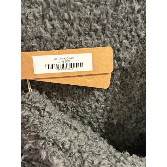 (S/M) NWT $52 SKIMS Cozy Knit Tank in Juniper Grey RARE