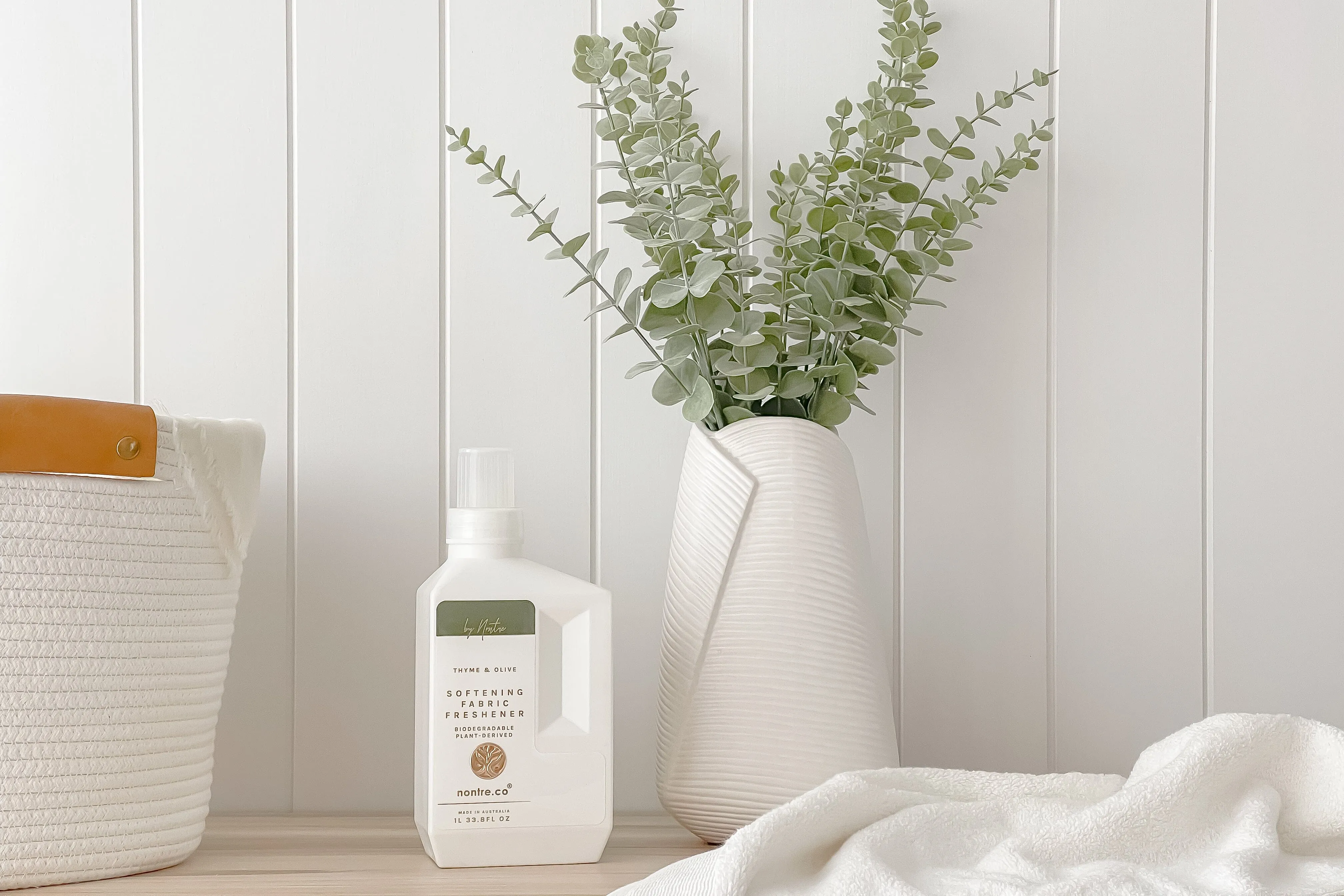 Softening Fabric Freshener 1L, Thyme & Olive