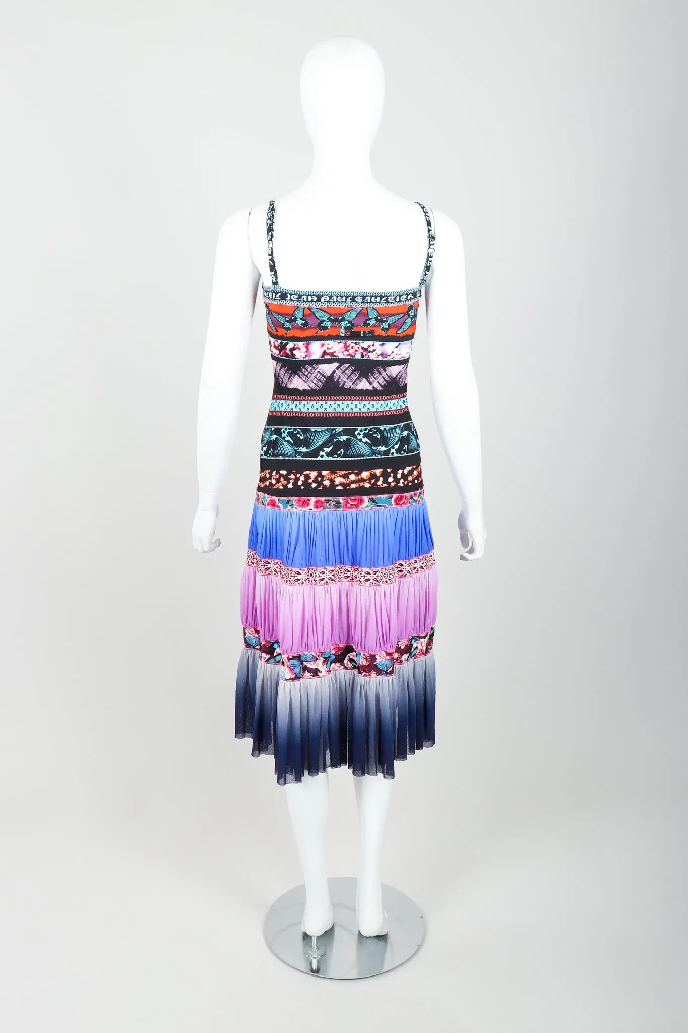 Soleil Stretch Tiered Butterfly Dress