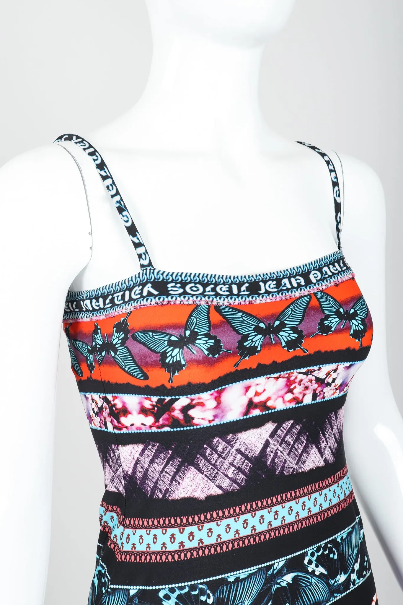 Soleil Stretch Tiered Butterfly Dress