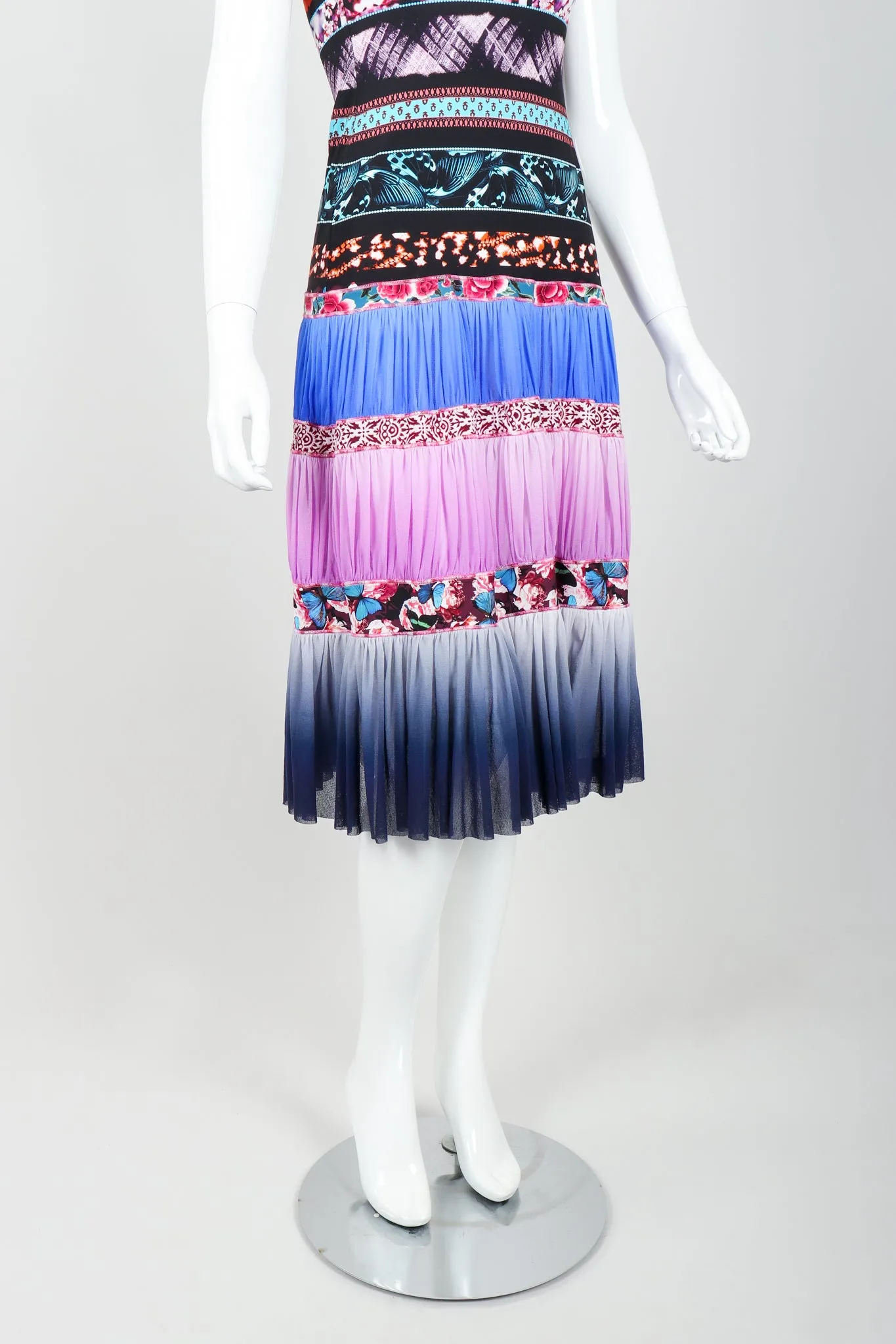 Soleil Stretch Tiered Butterfly Dress
