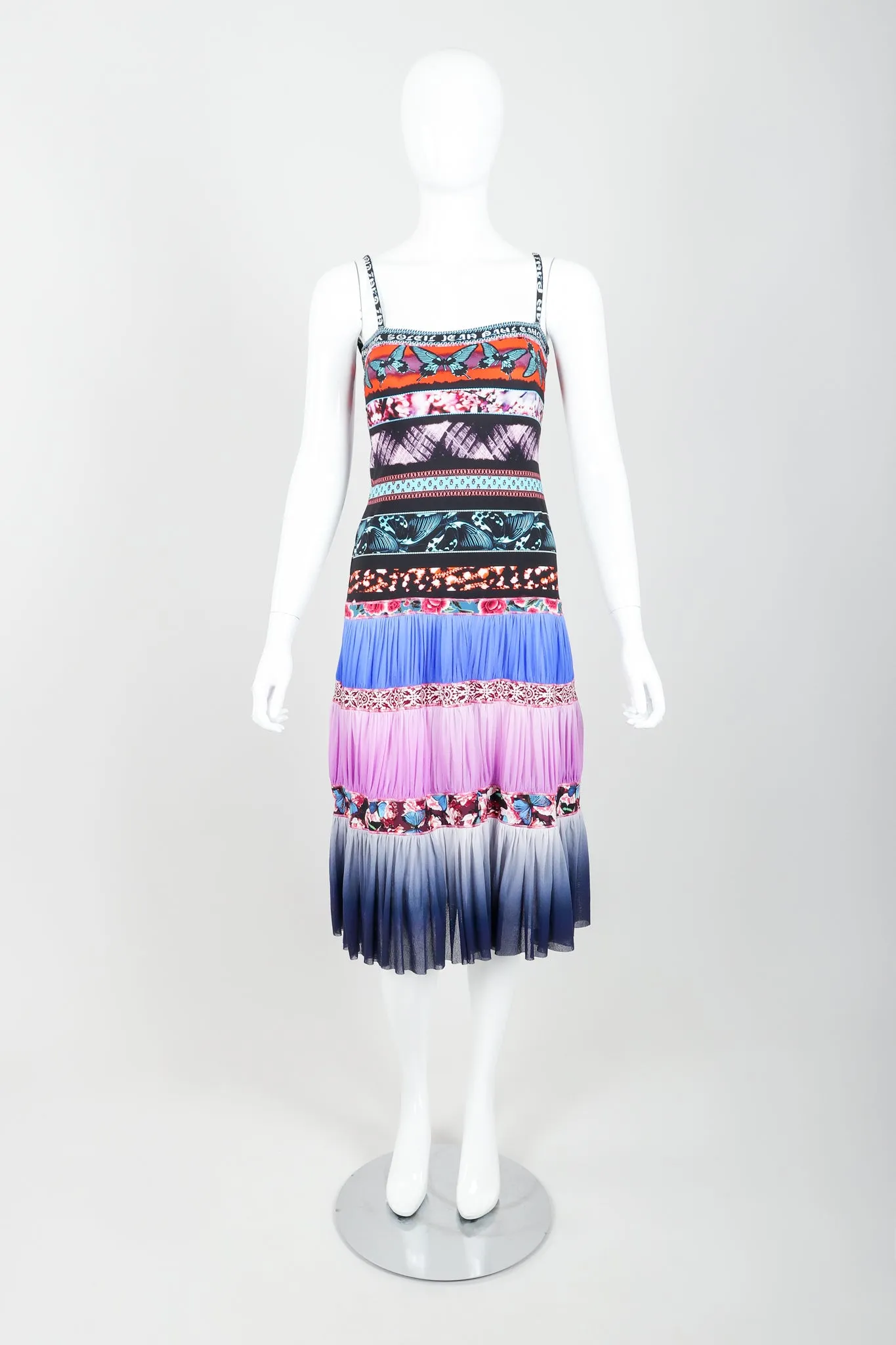Soleil Stretch Tiered Butterfly Dress