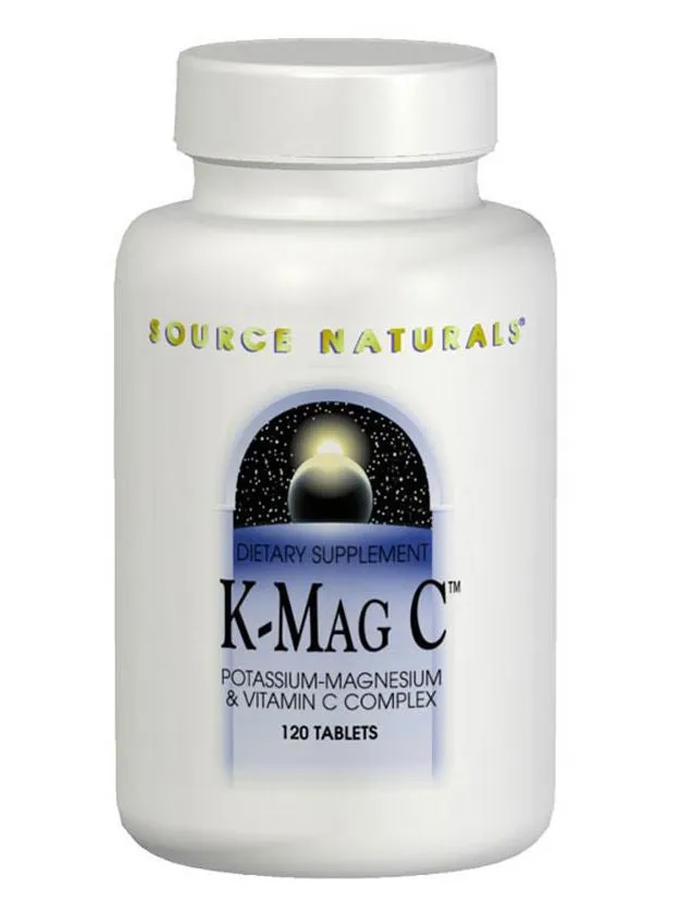Source Naturals, K Mag C Potass/Mag/Vitamin C Complex, 60 ct