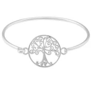 Southern Gates Sterling Silver Oak Tree Flip Top Bracelet (88037)