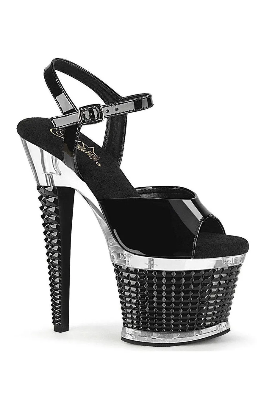 SPECTATOR-709 Sandal | Black Patent