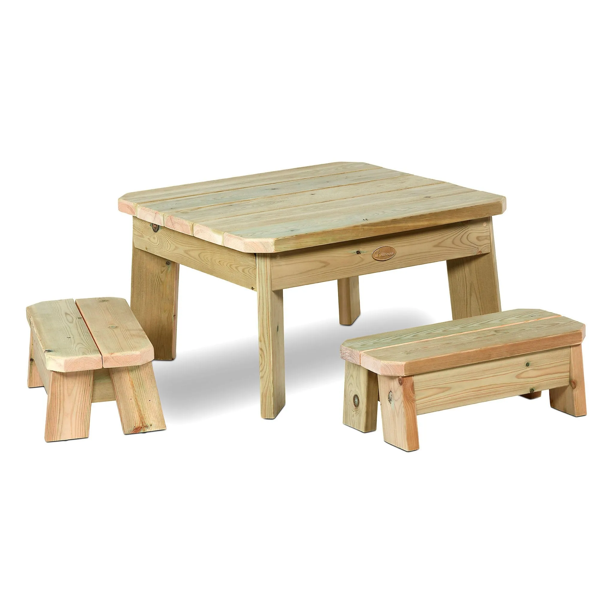 Square Table and Bench Set (Toddler)
