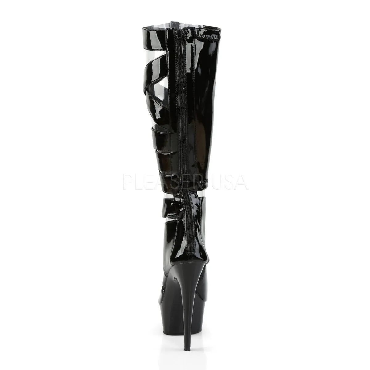 SS-Delight-600-49 Platform Boot | Black Patent