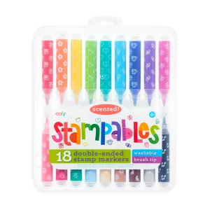Stampables Scented Double-Ended Markers - Set of 18