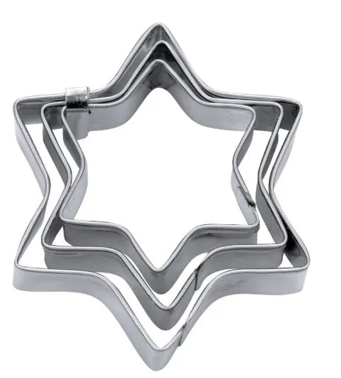 Star Cookie Cutter Set 4, 5 & 6 cm
