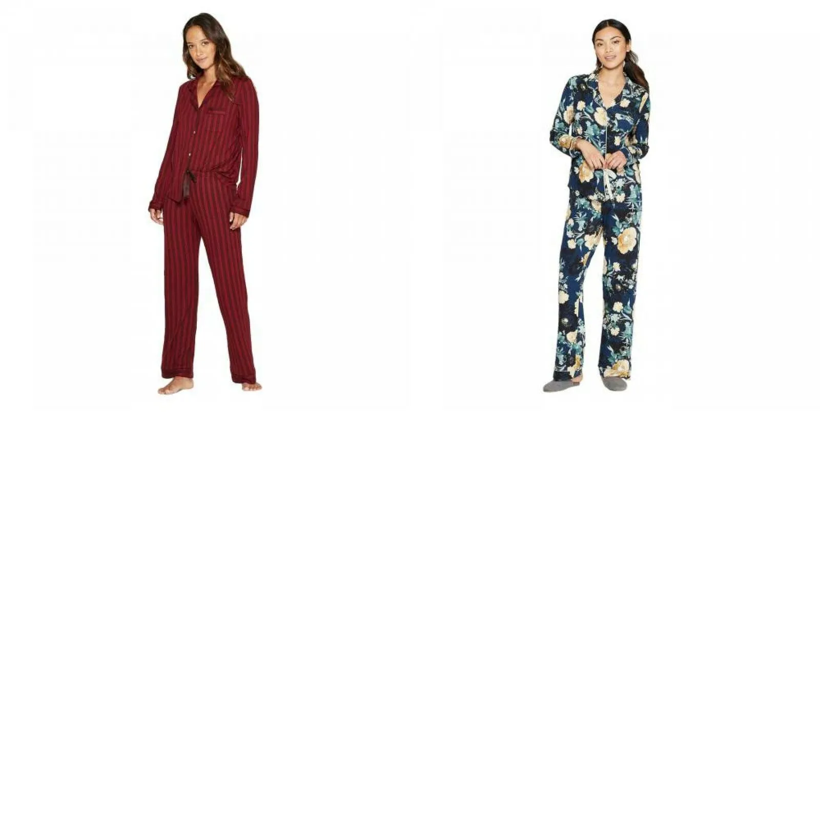 Stars Above Women's Beautifully Soft Notch Collar Pant Pajama Set