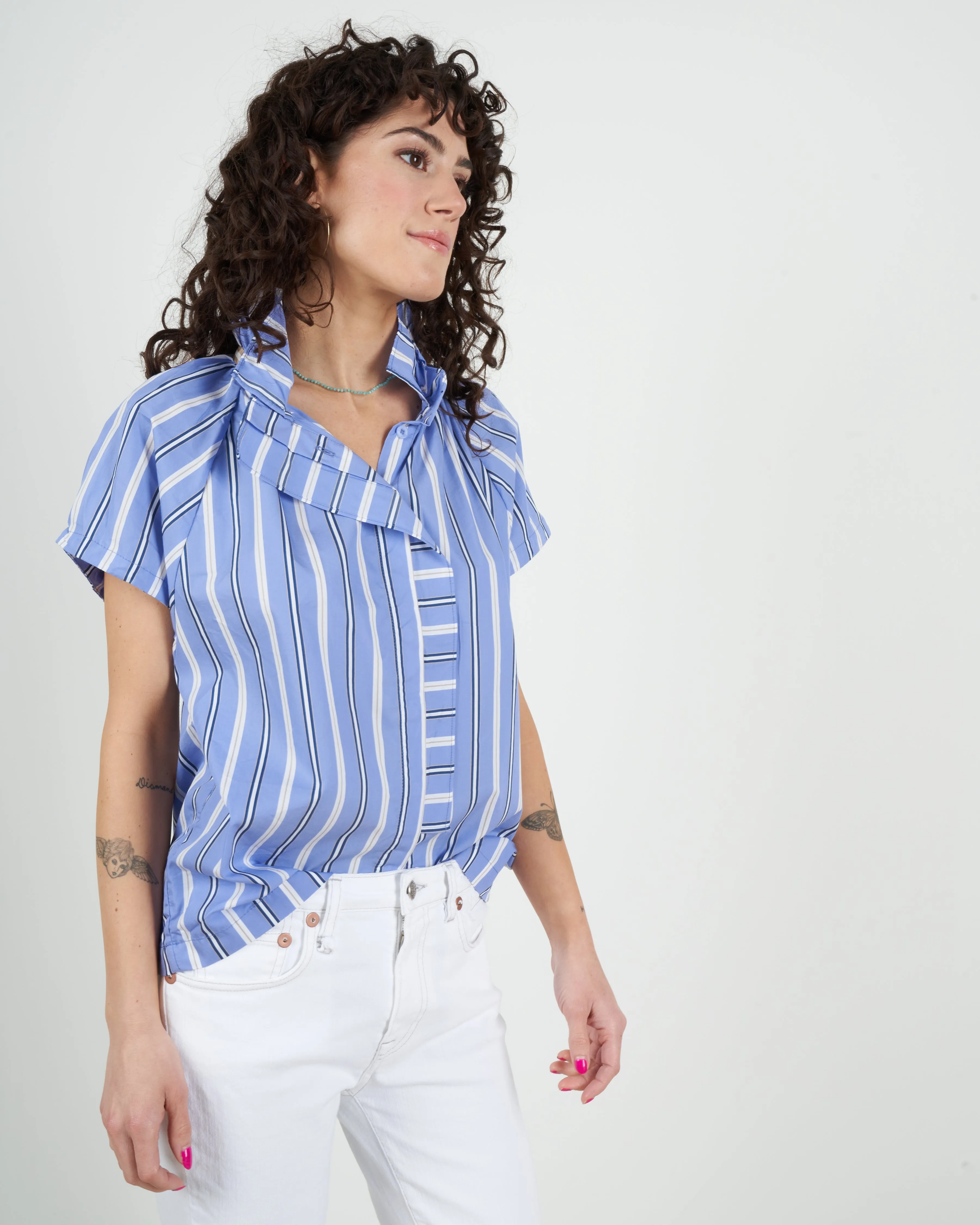 stella top - blue stripe