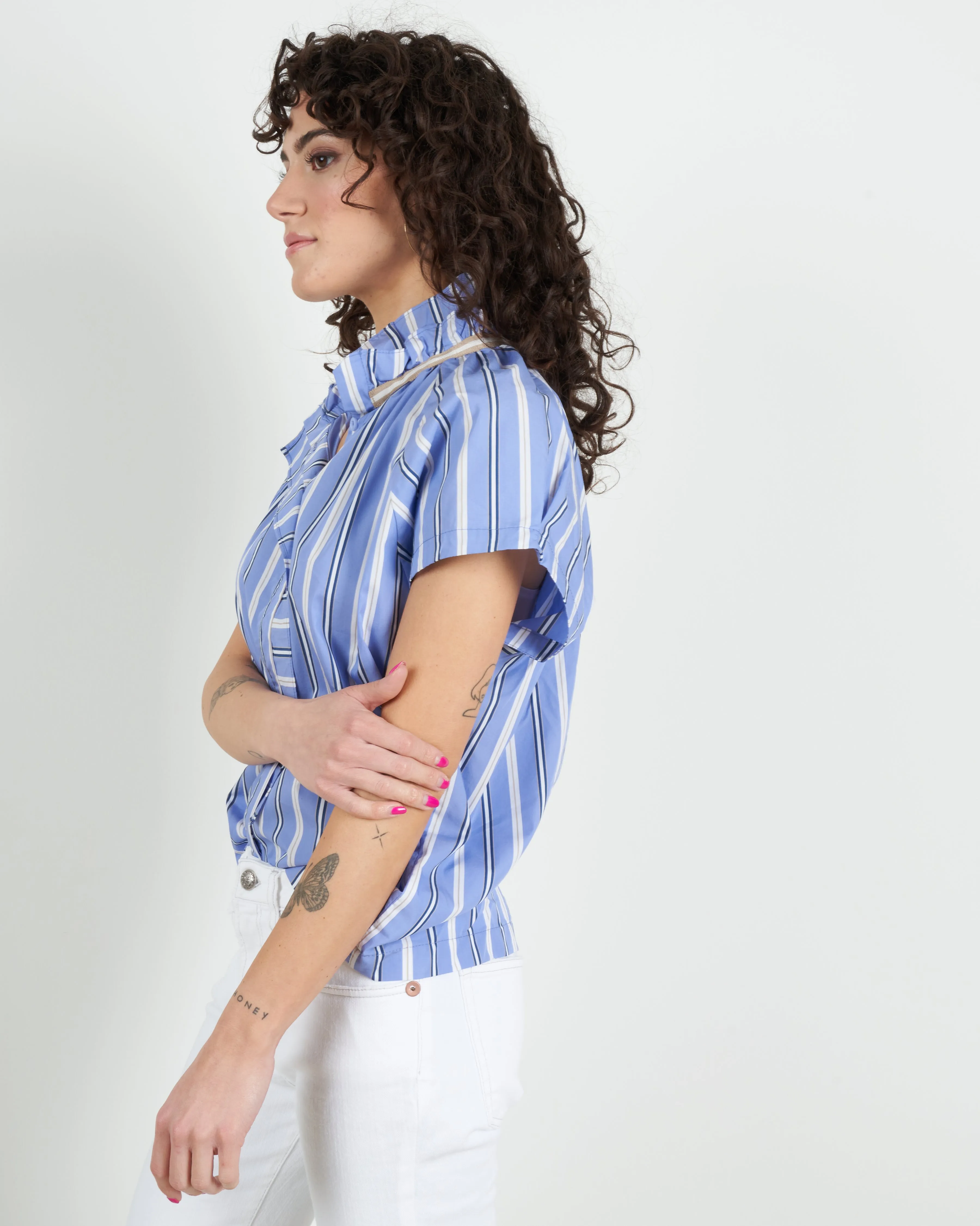 stella top - blue stripe