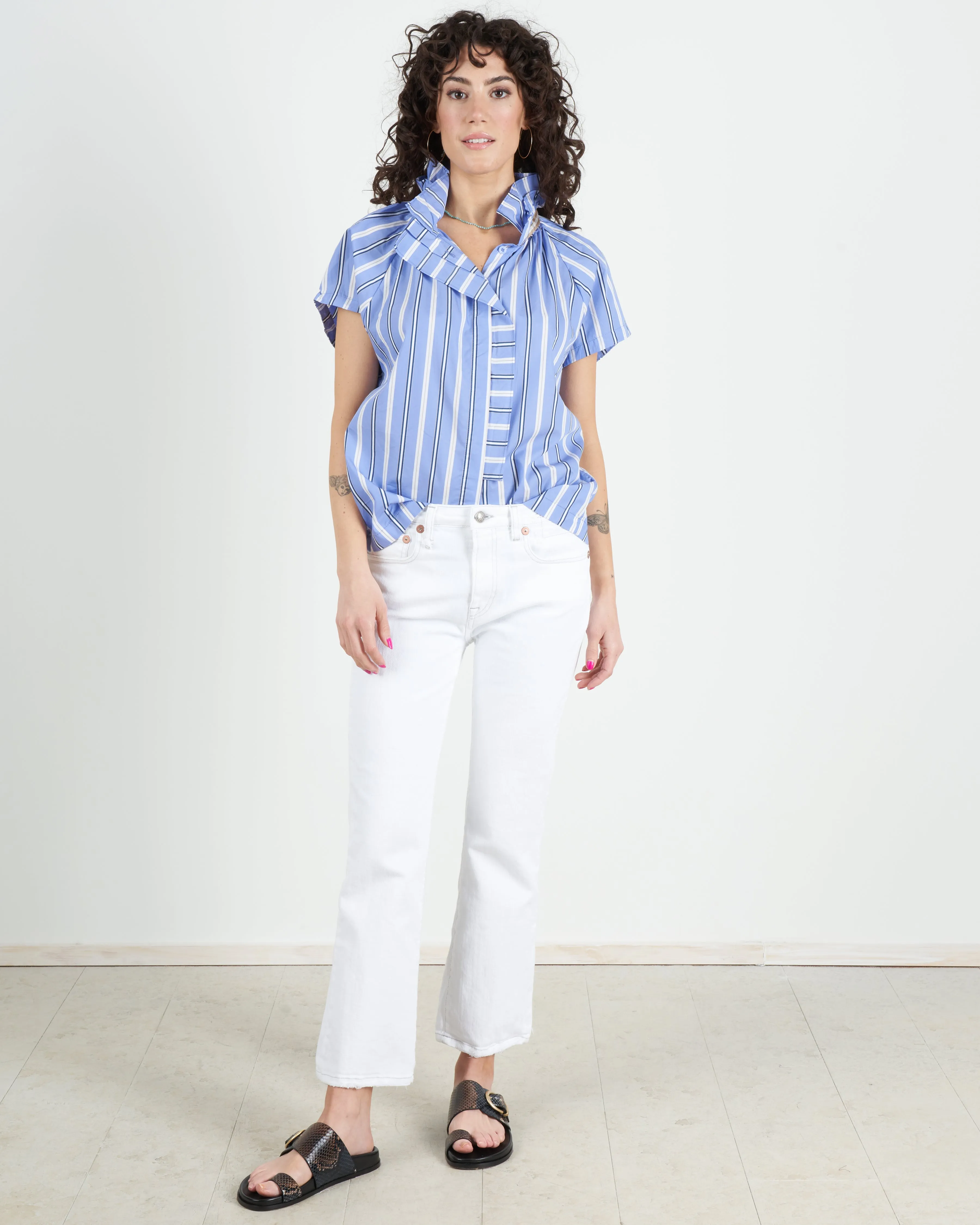 stella top - blue stripe