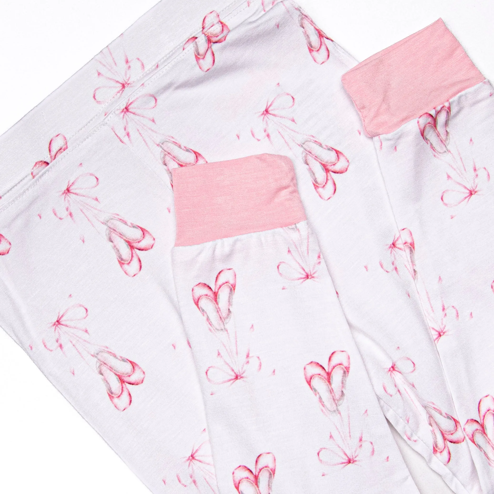 Sweet Slippers Bamboo Pajama Set, Pink