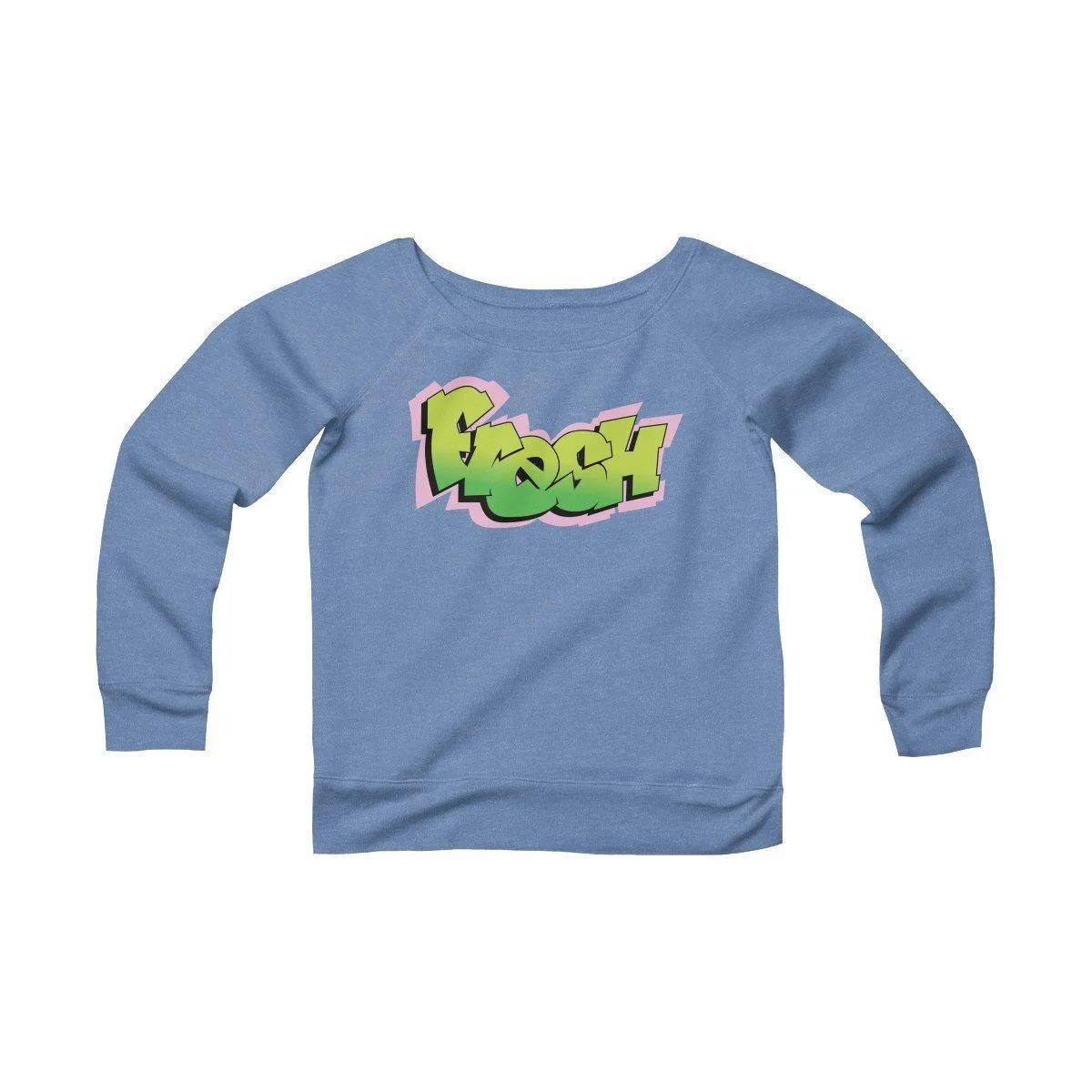 The Fresh Prince Women's Sponge Fleece Wide Neck Sweatshirt