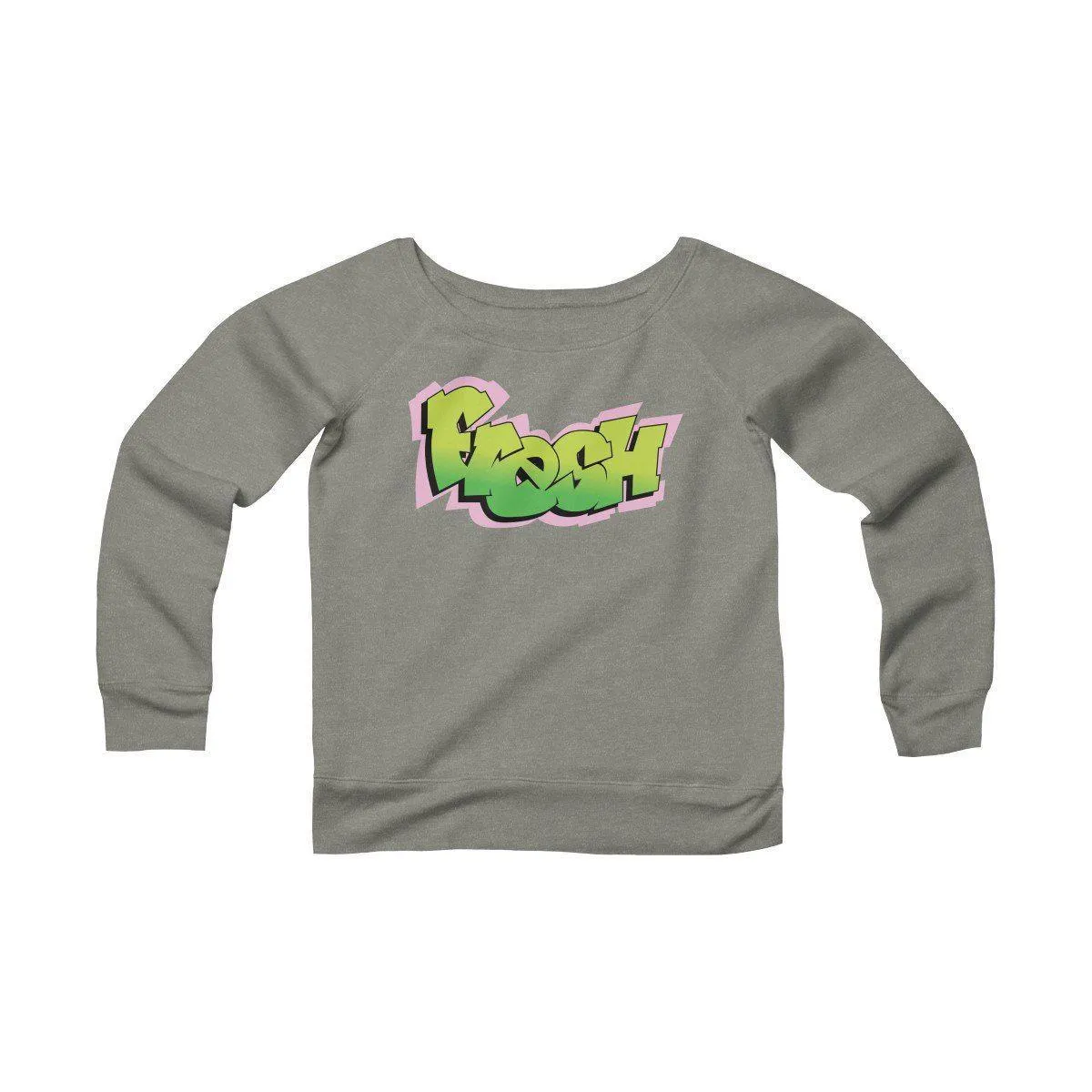 The Fresh Prince Women's Sponge Fleece Wide Neck Sweatshirt