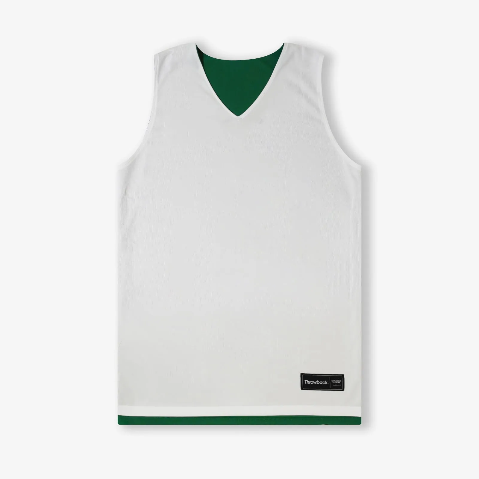 Throwback Pro Reversible Jersey - Bottle/Blanc