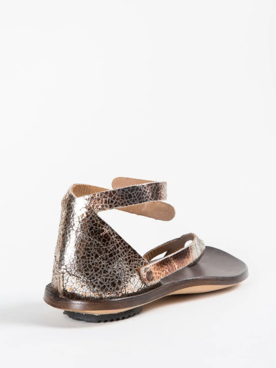 tomcat sandal - silver/copper