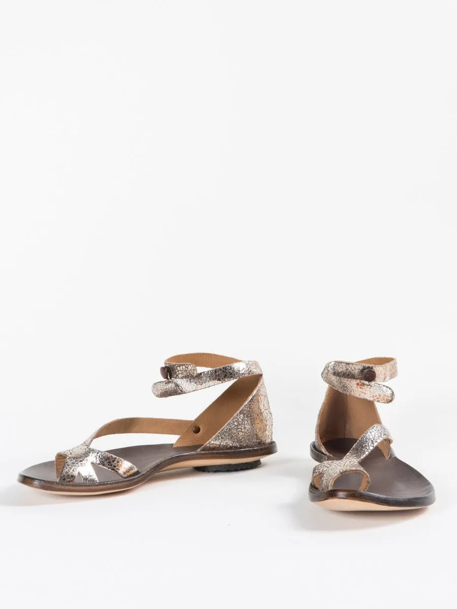 tomcat sandal - silver/copper