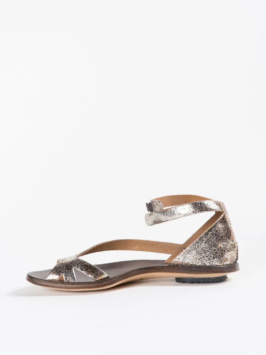 tomcat sandal - silver/copper