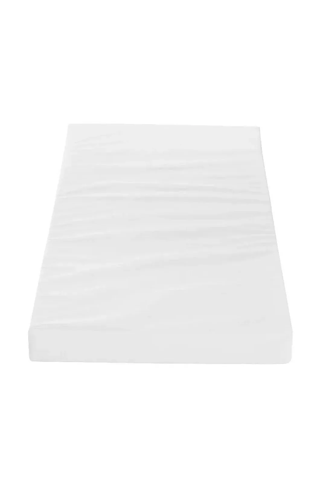 Tutti Bambini Fika Mini Cot Bed - (White/Light Oak)   Foam Cot Mattress (60X120cm) - BundelPack