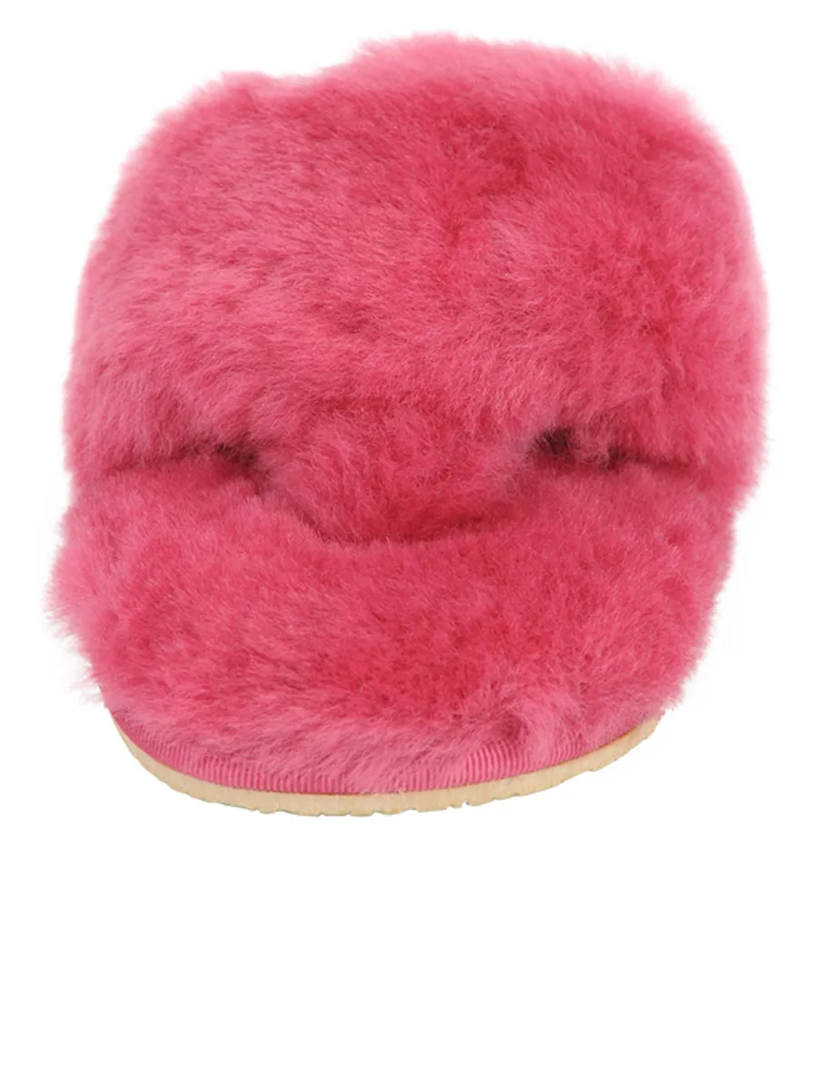 Vail Shearling Thong Slipper