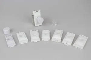 Varilight 2-Way Push-On/Off Switch Module (Dummy Dimmer) 6A (1 Grid Space) White GH0W.MG