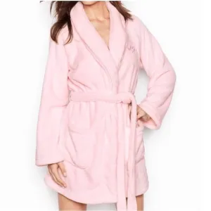Victoria Secret Cozy Plush Short Robe M/L