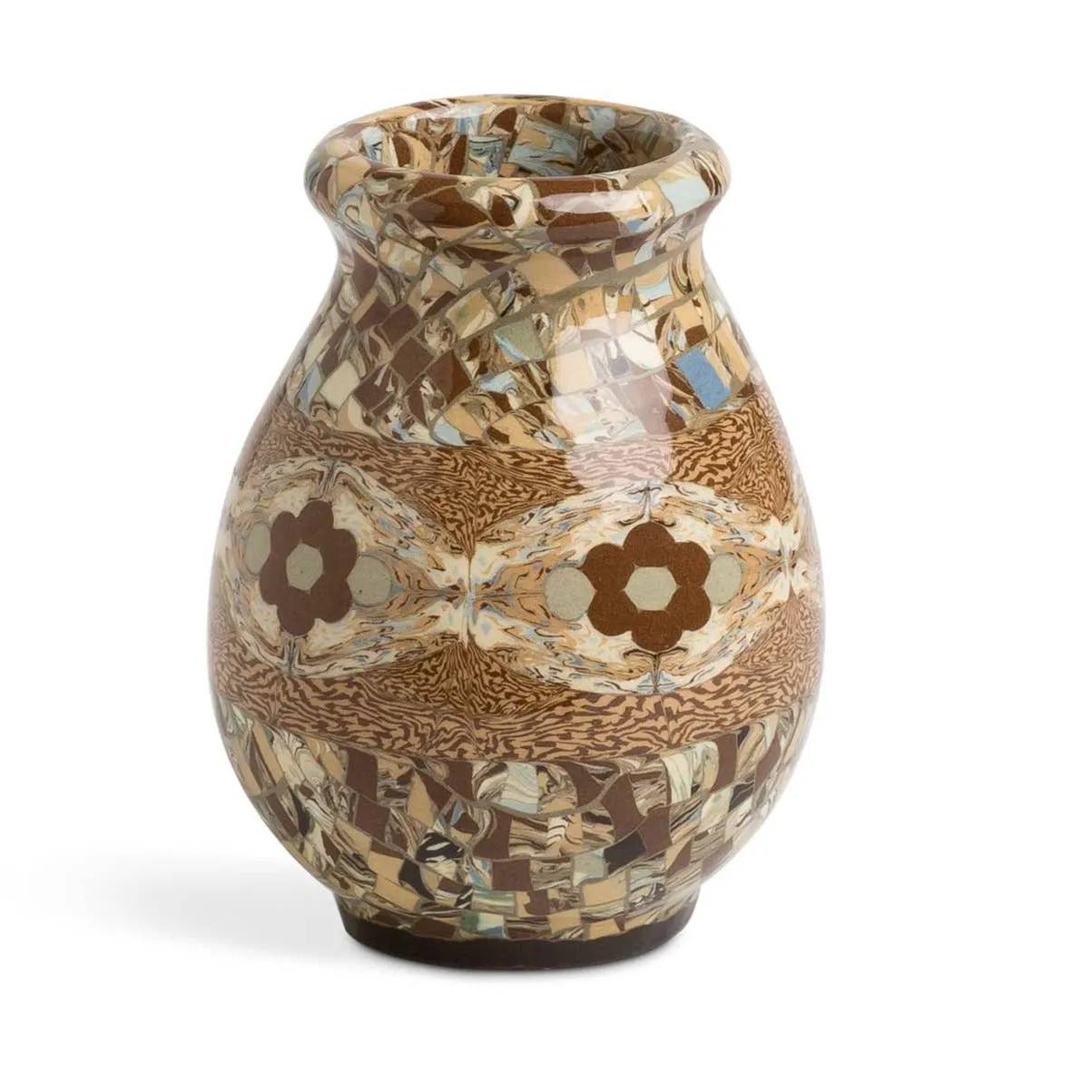 Vintage Mosaic Pottery by Jean Gerbino