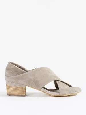 violet sandal - suede
