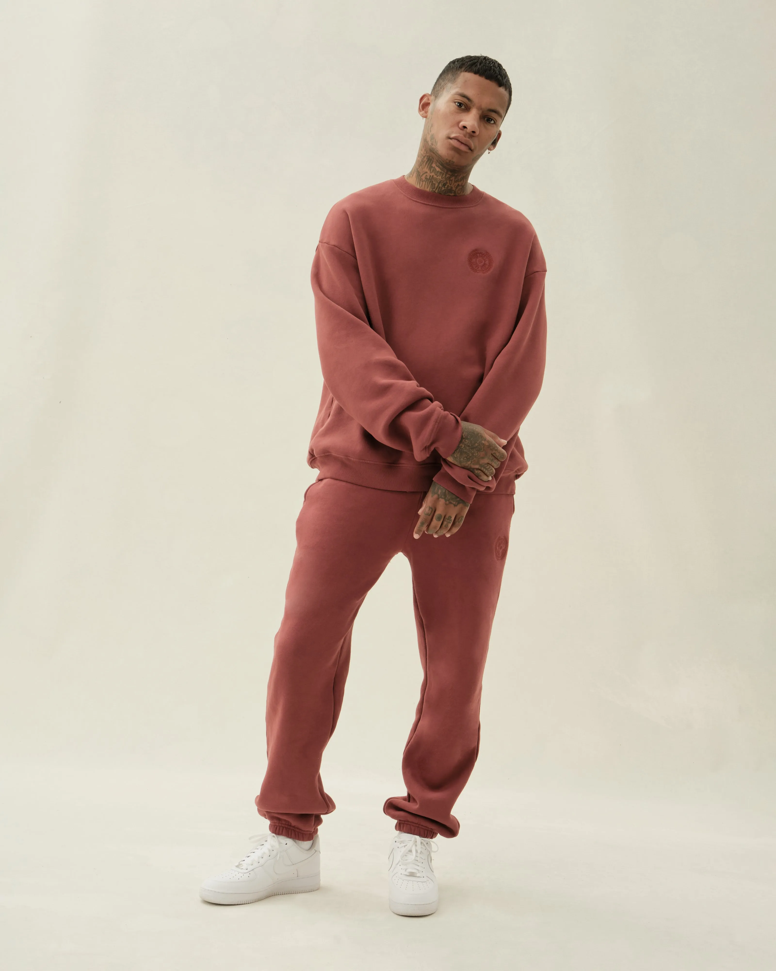 Vitals Crew in Brick Red