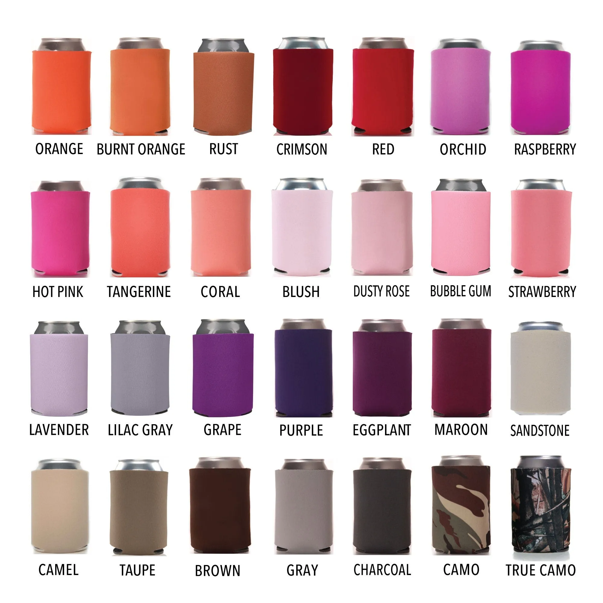 Wedding Can Cooler #121R - Sip Sip Hooray