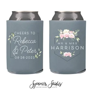 Wedding Can Cooler #8FR - Full Color