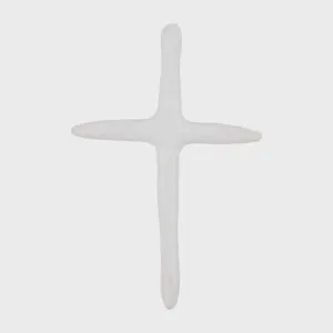 White Decorative Cross Sitter