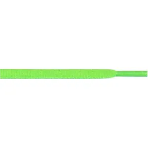 Wholesale Oval 1/4" - Neon Green (12 Pair Pack) Shoelaces