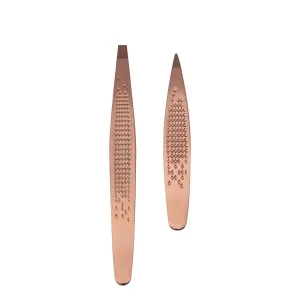Wholesale Rose Gold Tweezer Duo