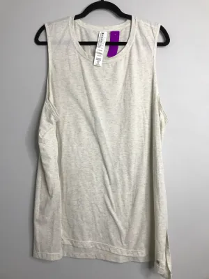 Womens Size 2XL Misses Cream fabletics Athletic Top