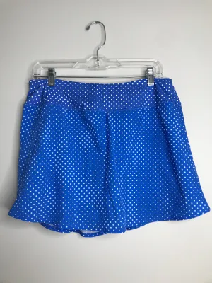 Womens Size Lg Misses Blue Addison Bay Athletic Skirt